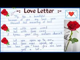 how to write a beautiful love letter in