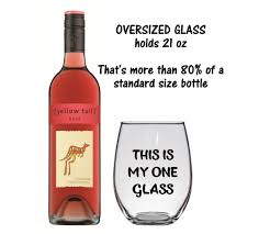 Funny This Is My One Glass Oversized