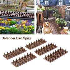 Wall security spikes fence, for garden backyard in 1 mm bar thickness and 1 m length per piece. 5pcs Set Harmless Plastic Defender Bird Spike Wild Cat Fence Spikes Yard Proof Bird Spikes Fence For Anti Climbing Security Fencing Trellis Gates Aliexpress