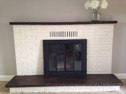 Updated Fireplace Old White Chalk