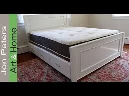 how to build a platform storage bed