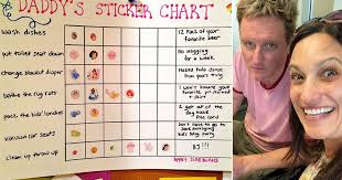 Womans Chore Chart For Her Husband Offers Interesting Rewards