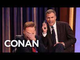 Ashton kutcher hair he his today thinning ok says david conan brien hairstyle main. Will Ferrell And His Razor Come To Shave Conan S Beard Conan On Tbs Youtube