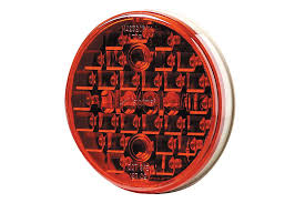 Maxxima 4 Round Red Stop Tail Turn Light W 32 Leds