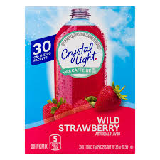 Save On Crystal Light Drink Mix Packets Wild Strawberry With Caffeine 30 Ct Order Online Delivery Giant