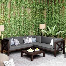 Outdoor 4pc Sectional Seating Group W