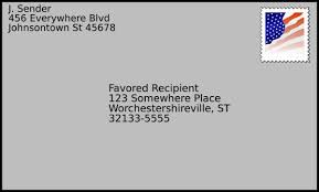 How To Write The Address On A Letter Or Envelope