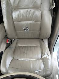 replace front seat leather on lx470 pic