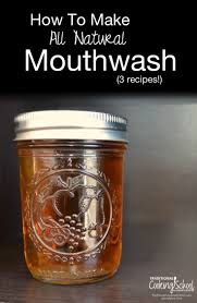 how to make all natural mouthwash