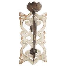 Rustic White Wood Wall Sconce Hobby