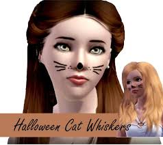 the sims resource halloween cat whiskers