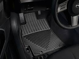 weathertech w172 black all weather front floor mat