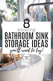 under bathroom sink storage ideas