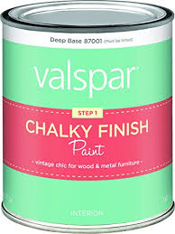 valspar 87001 chalky finish paint