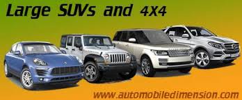 large suv and 4x4 cars comparison with
