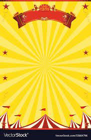 Circus Yellow Background Royalty Free