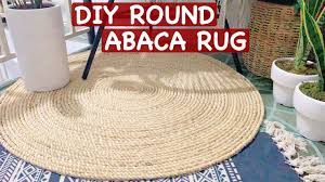 diy round abaca rug you