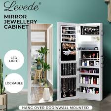 Levede Mirror Jewellery Cabinet Jewelry