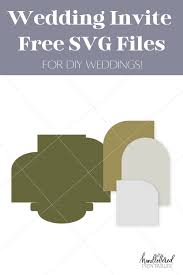 wedding invitation svg file for cricut