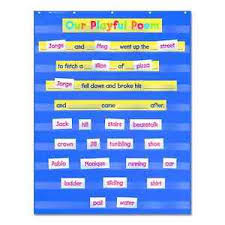 Details About Scholastic 34 X 44 Standard Blue Clear Pocket Charts