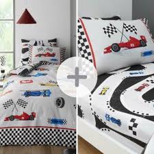 Racing Cars Single Bedding Set Kids
