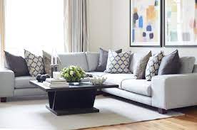 sofa cushions arrangement