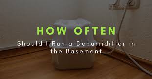 Run A Dehumidifier In The Basement