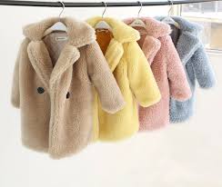 Faux Fur Coat Girls Winter Coats
