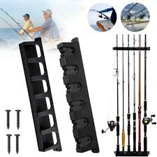 Fishing Rod Rack Holder 6 Hole Vertical