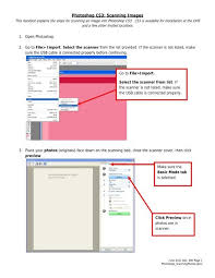 photo cs3 scanning images