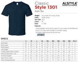 Alstyle 1301 Adult Short Sleeve Tee
