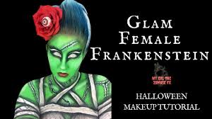 glam female frankenstein halloween