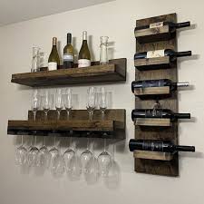 Tiered Rustic Wine Rack The Steven