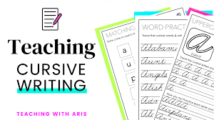 teaching cursive writing teaching