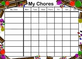 Free Printable Chore Charts That Teach Responsibility