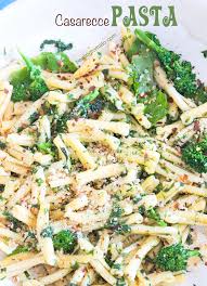 casarecce pasta with broccolini rabe