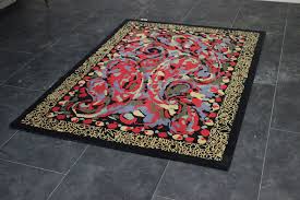wool contemporary rug 142x199cm vinterior