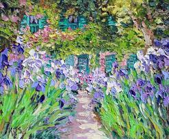 Monet S Iris Garden At Giverny By