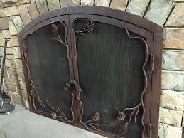 Pine Cone Fireplace Screen Frontier
