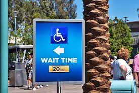 a wheelchair at universal studios hollywood