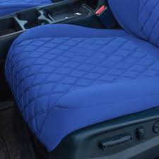 Blue Neoprene Custom Car Seat Cover