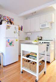 Pack personality into a small kitchen, even if you're a renter. 40 Best Small Kitchen Design Ideas Decorating Tiny Apartment Kitchen Pictures Apartment Therapy