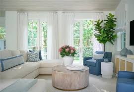 Sofa In Front Of French Doors Design Ideas