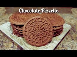 homemade chocolate pizzelle recipe