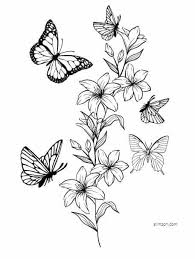 We have shared tons of coloring pages for kids and this butterfly one is our newest! Free Printable Butterfly Coloring Pages And Templates
