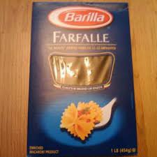 barilla farfalle pasta and nutrition facts