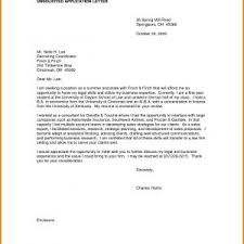Sample Of Unsolicited Application Letter For Business Administration