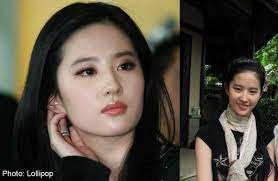 chinese celebs look without makeup