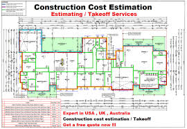 do cost estimation material takeoff on