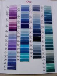 Free Delivery Cxc Thread Color Card Chart Sample Book Silmiar Dmc Threads 447 Color Book
